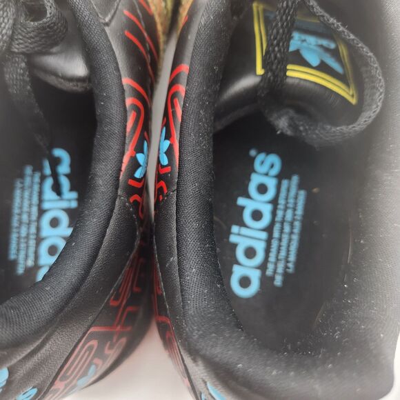 Adidas RARE Superstar OG Limited Edition Pac Man Shoes Size 9.5 Used 2007 - Picture 5 of 7